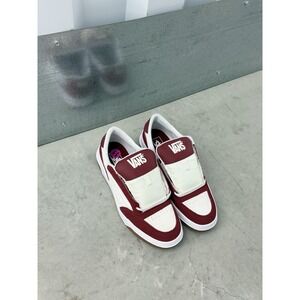 Vans Speed LS Bordeaux Red White Gum Sole Men's‎ Size 11 Chunky Y2K Skate Shoes